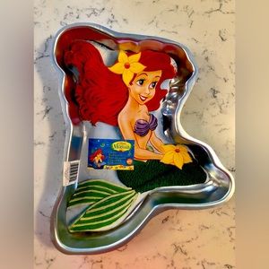 The Little Mermaid Cake Pan by Wilton. Head to tip of the tail, Ariel.